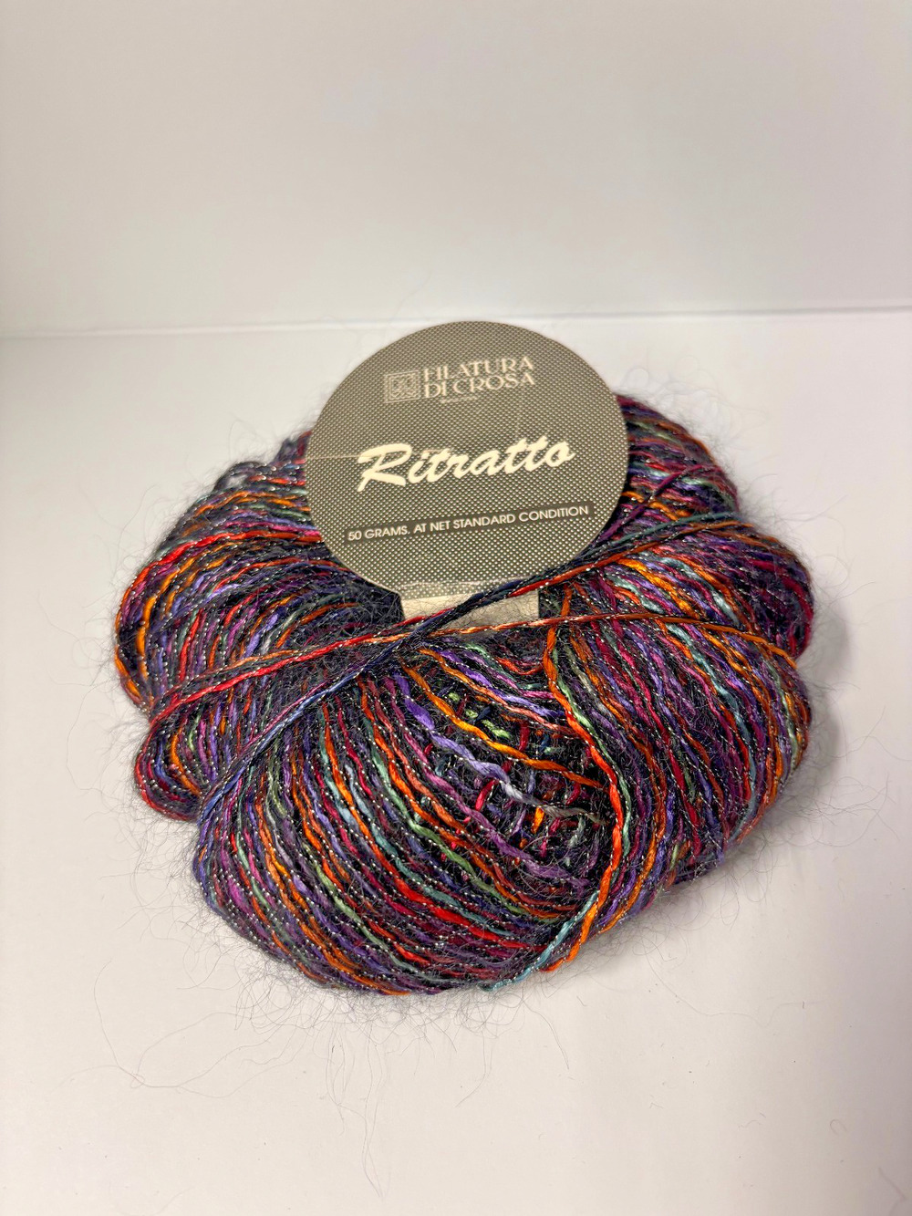Yarn Skein Filatura Di Crosa Ritratto Mohair Viscose 50g Italy Color 14 Lot 2119